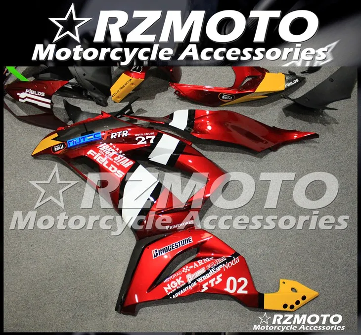 Мотоциклетный обтекатель abs подходит для Kawasaki ZX6R 636 2013- корпусные детали прессформы Магазин № 0502