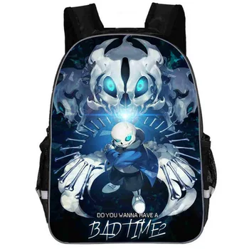 

Anime Undertale Backpack for Girls Boys Book Bag Sans Women mochila Men Travel Bag Undertale Children Teenage School Backpacks