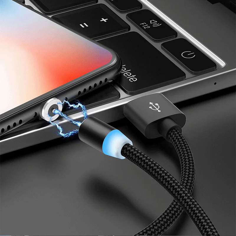 Магнитный Micro USB кабель для iPhone samsung Android мобильный телефон Быстрая зарядка usb type C кабель магнитное зарядное устройство провод шнур автомобильный комплект