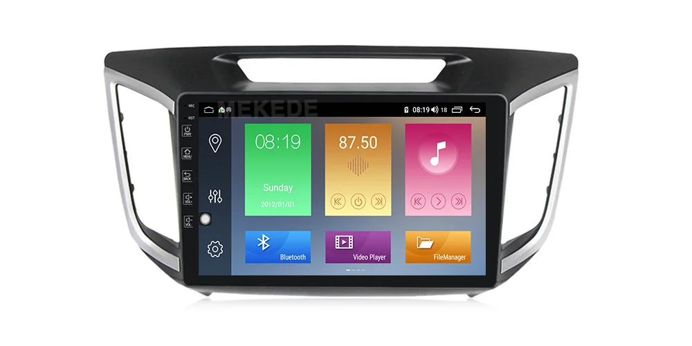 MEKEDE 9853 4G LTE 4G+ 64G Android 10,0 автомобильный Радио Мультимедиа Видео плеер gps навигация для hyundai Creta ix25 2 din без dvd