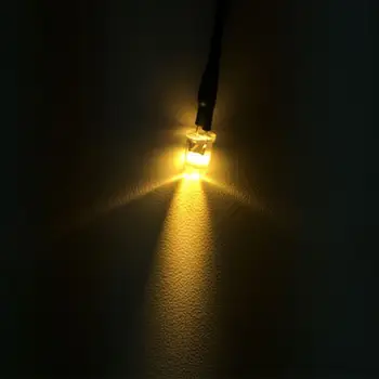 

LED Bulb LED Indicator LED Diodes Light Lamp Glow Bright Flexible Eco-Friendly 50Pcs Pre Wired 0.12W Decoration Car Replacement