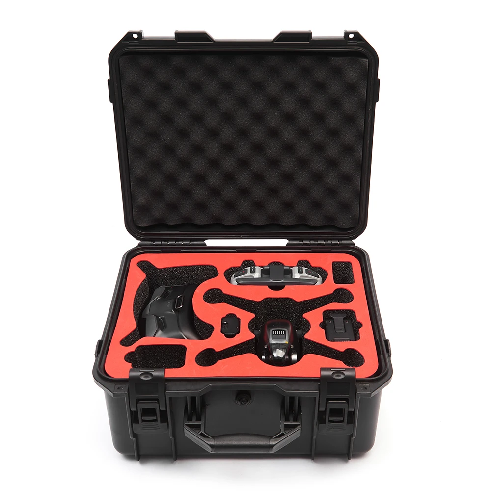 For DJI FPV Waterproof Safe Case Waterproof Shockproof Outfield Transportation Protection Box for DJI FPV Combo Drone Accesories camera bag crossbody Bags & Cases