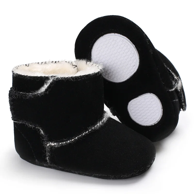Зимние ботинки; детские зимние ботинки; детская обувь для малышей; зимние ботинки для девочек; бархатные детские ботинки с кольцом и крючком