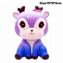 Kawaii – jouet en forme de requin et de licorne pour enfant, Anti Stress, à compression douce, Simulation à montée lente, idéal comme cadeau de noël
