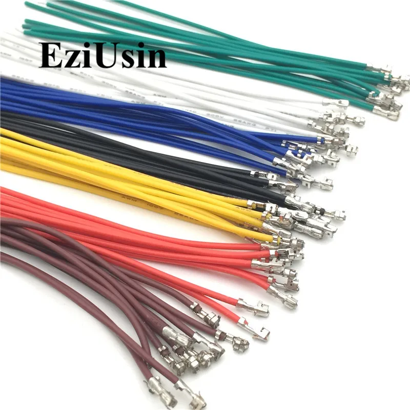 1.25mm Jst Connector Crimping Terminal Electronic Wire 1571 28awg 80/100/150/200/300mm Single/Double Head 2 5 10m ul1533 shielded wire signal cable 28awg 26awg channel audio single core electronic headphone copper shielding wire