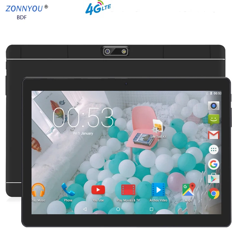 

Newest 10.1 inch Tablet Android 7.0 3G/4G LTE Quad Core 2GB RAM 32GB ROM Dual SIM 5.0MP Bluetooth Wi-Fi Android Tablet PC