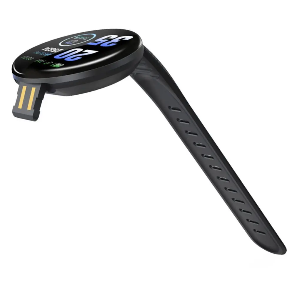 D18 Round Screen Smart Ring Color Screen Ring Motometer Walking Sleep Monitoring Heart Rate Motion Ring HOT