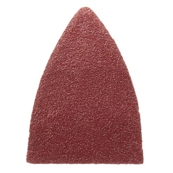 

40x Triangular Sander Sandpaper+ 2x Sanding Disc Sheets For Fein Bosch Multitool