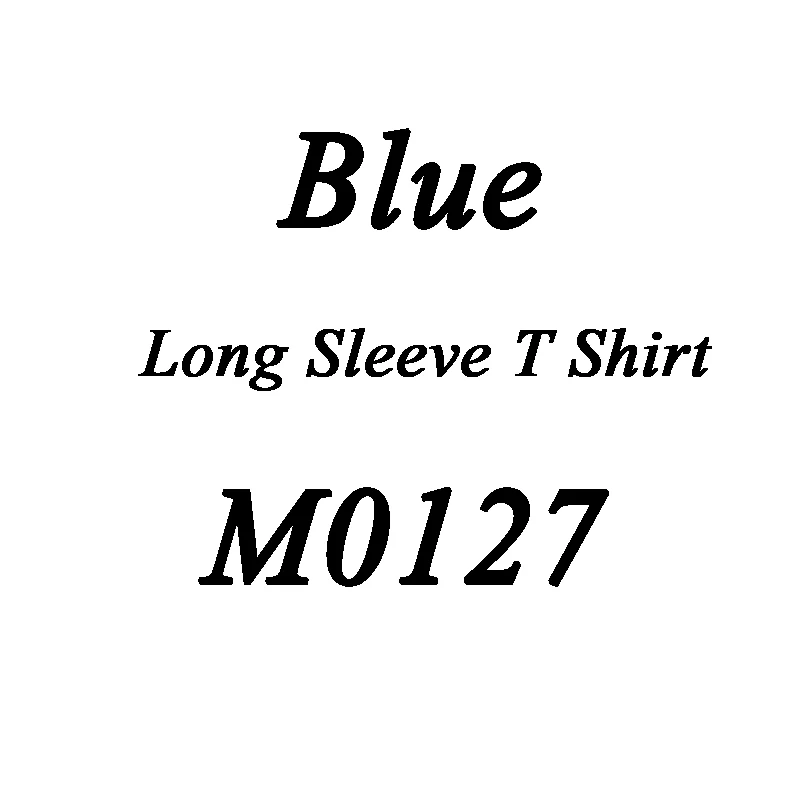 Long Sleeve-Blue Штаны для мужчин - Цвет: Long Sleeve-Blue