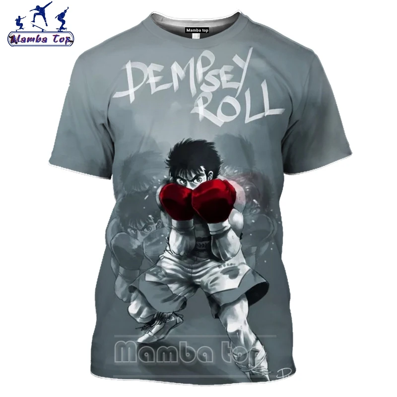 Футболка Mamba Top Hajime No Ippo аниме 3D Японский комикс мультяшная женская футболка