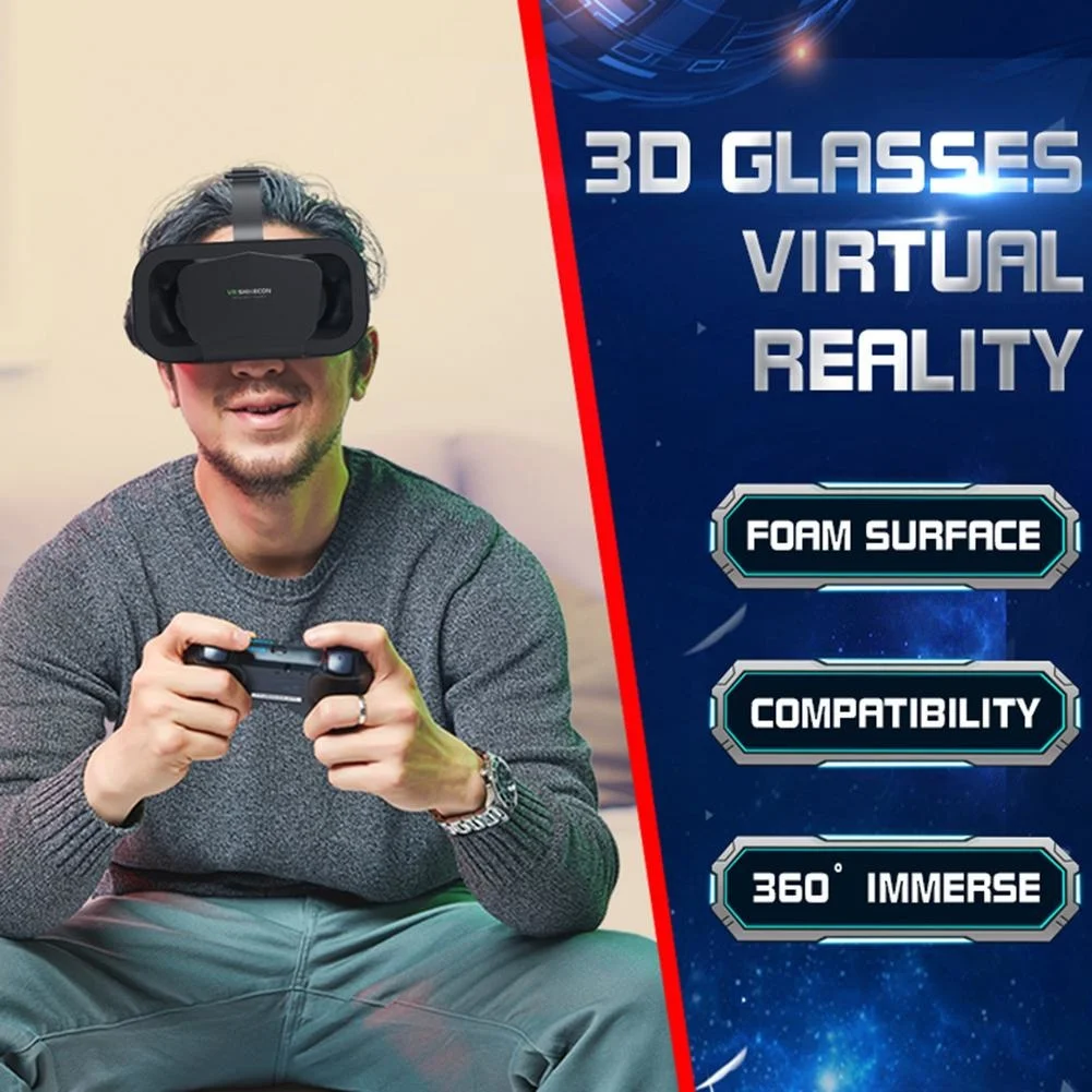 3D очки виртуальной реальности шлем для смартфона Очки гарнитура фильмов