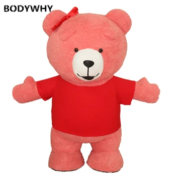 

New 2.6M 3M Inflatable Teddy Bear Mascot Costume Cosplay Party Advertising Customized Halloween Promotion Carnival for Adults