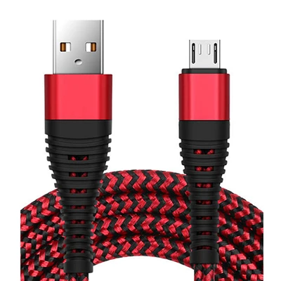 Высокоскоростной кабель для быстрой зарядки Micro usb type-C IOS для Samsung Galaxy S8/Plus/Note 8 - Цвет: Red Micro Cable