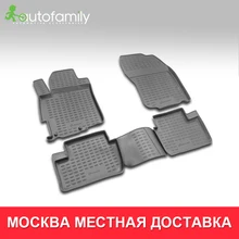 Коврики в салон For MITSUBISHI Lancer X 03/2007->, 4 шт.(полиуретан