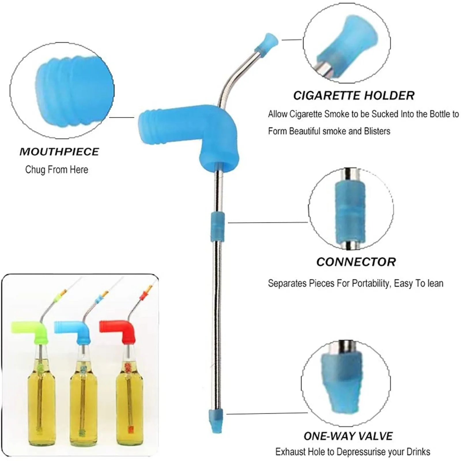 Low prices storewide 2X Drink Snorkel Beer Bong Bucks/Hens