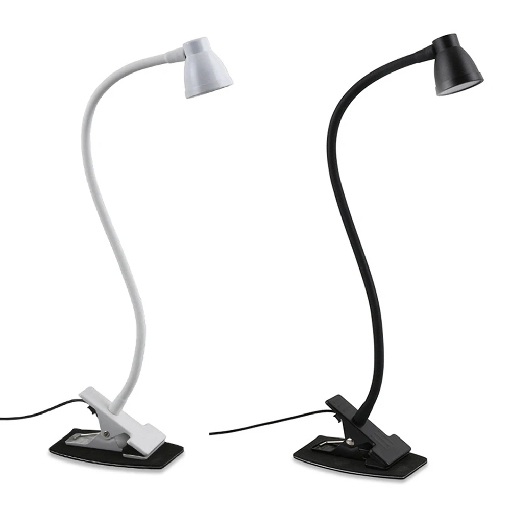 Desk Lamp Clamp Bedside Adjustable Color Temperature Bedroom Indoor 360 Degree Rotatable Clip On Portable Reading Table Light