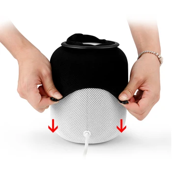 

Elastic Textile Net Protective Cover Case Easy Install Smart Speaker Use Portable Practical Replacement Anti Scratch For HomePod