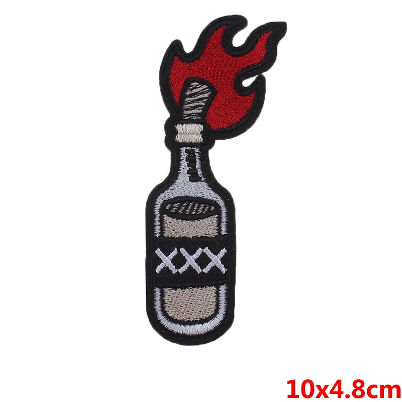 Basketball Stickerei Patches für Kleidung Punk/Schädel Eisen Auf Patch Aufkleber Patches Für Kleidung Applique Streifen Abzeichen DIY – Detail 12