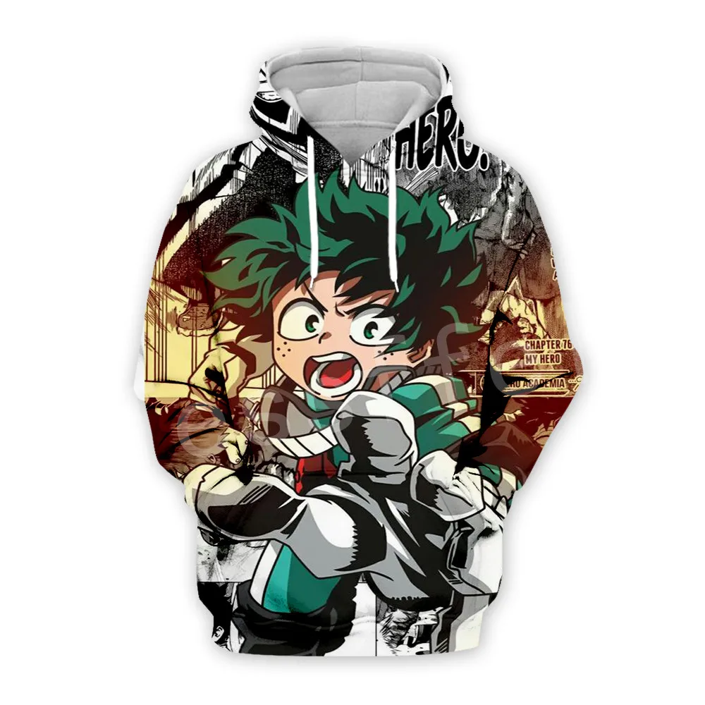 

Tessffel Cartoon Anime My Hero Academia Tracksuit 3D Pullovers Print Hoodie/Sweatshirt/Jacket/shirts Mens Womens casual funny s2