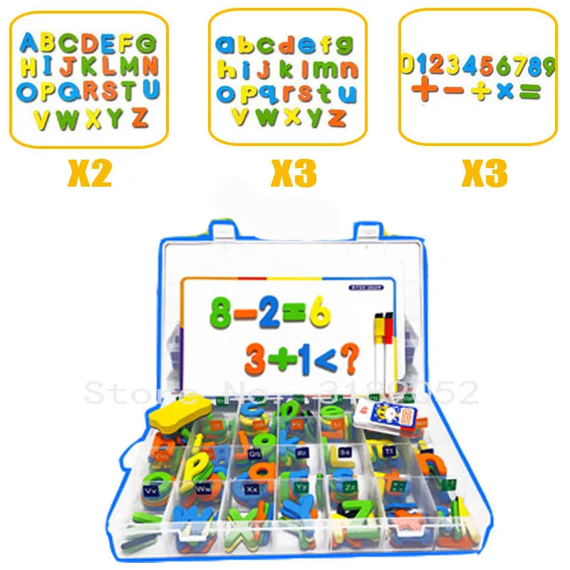 Magnetic Foam Letters Classroom Alphabets Set with Magnet Board for Kids ABC Spelling and Learning Toys for Children Gift 9