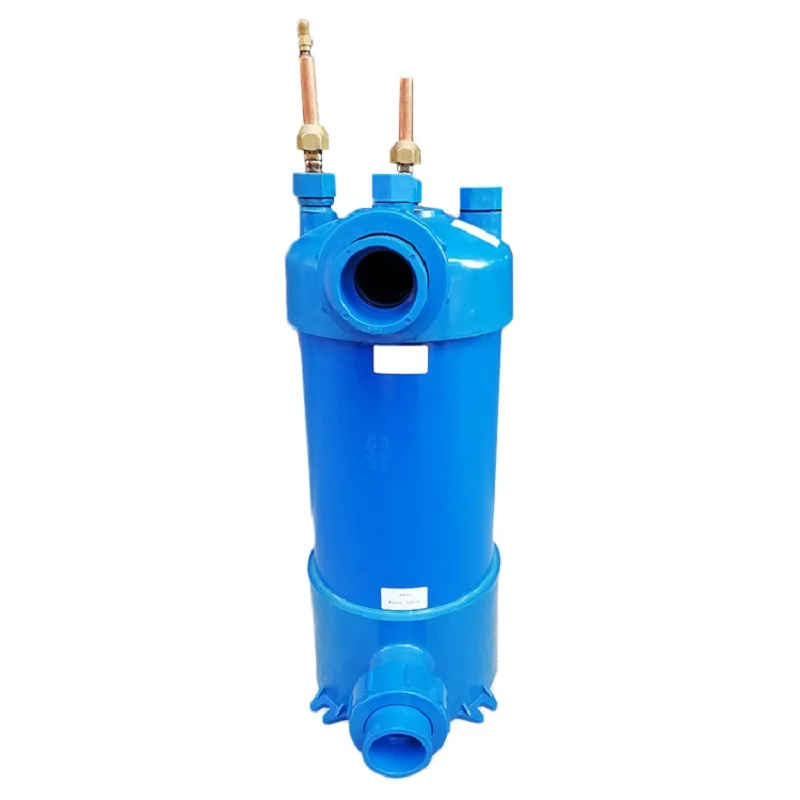 17KW High heat transfer twisted tube heat exchanger, swimming pool titanium heat exchanger, 10kw evaporator