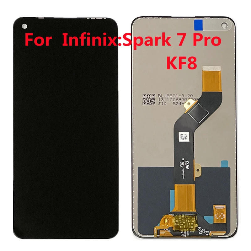 best infinix phone 6.6" For Infinix Tecno Spark 7 Pro KF8 LCD Spark7 Pro Display Screen Touch Panel Digitizer For Tecno Spark 7Pro LCD Display Part infinix new model mobile