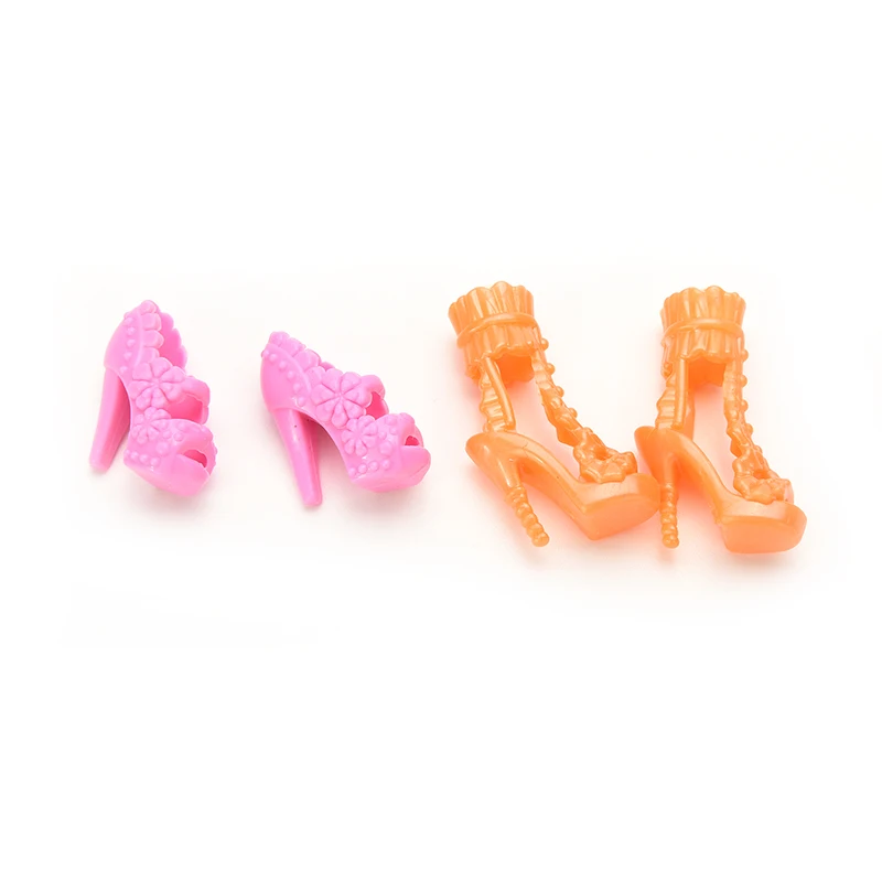 40pcs/set Mix Doll Accessories For Barbie Dolls Necklace Earings Combs Crown for Girls