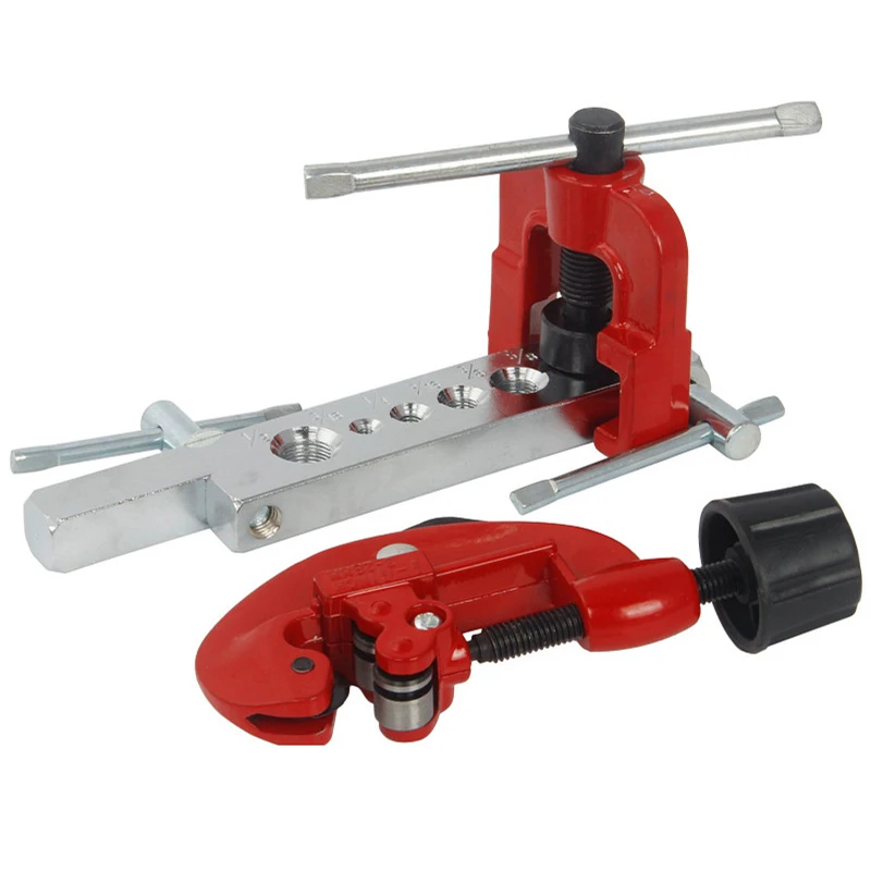 

3-28mm Tube Cutter Flaring Tool Kit Manual Pipe Expander Metric/Inch Expansion Mouthparts Device For Copper Tube Flaring Tools