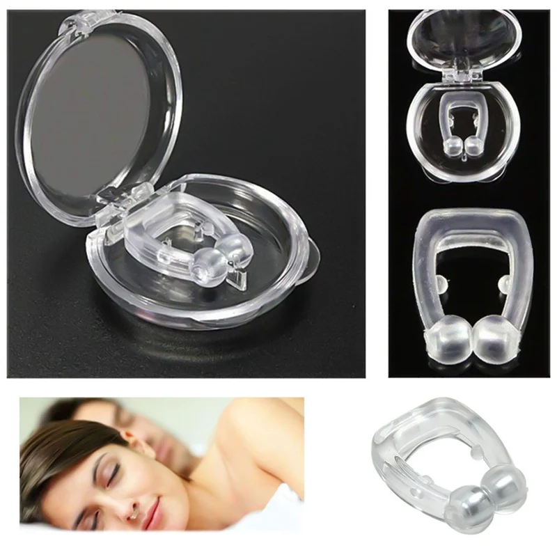 

Mini Anti Snoring Snore Stoper Device Silicone Nose Clip Sleep Noise Guard Sleeping Dropshopping Popular
