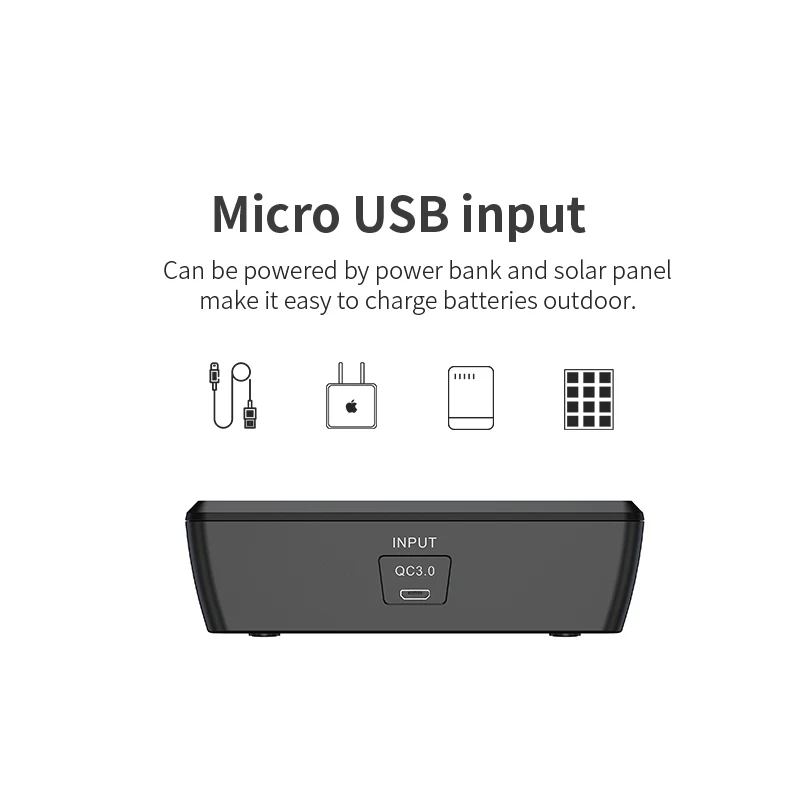 XTAR VC4S зарядное устройство с ЖК-дисплеем Быстрая зарядка 18 Вт QC3.0 настенный адаптер 1,2 в Ni-MH NI-CD AA AAA 3,6 В 3,7 в литий-ионный аккумулятор зарядное устройство 18650