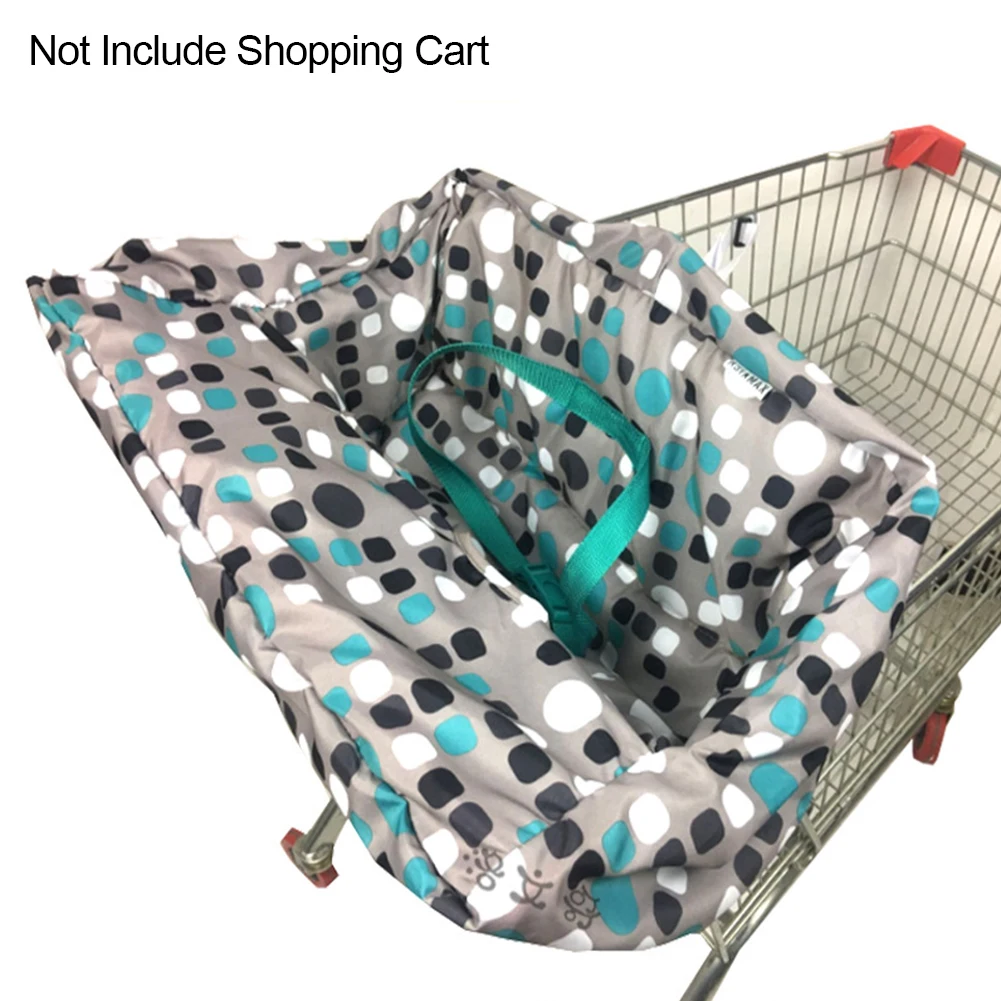 

High Chair Cover Seat Cover For Baby Multifunctions Foldable Mat For Shopping Cart Durable Non-Slip Polyester