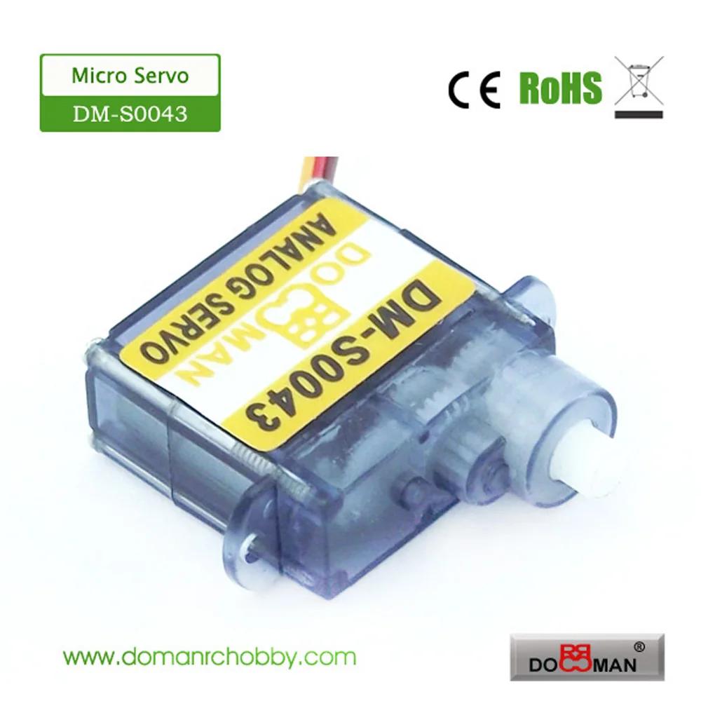100 шт/партия DM-S0043 4,3g микро rc сервопривод
