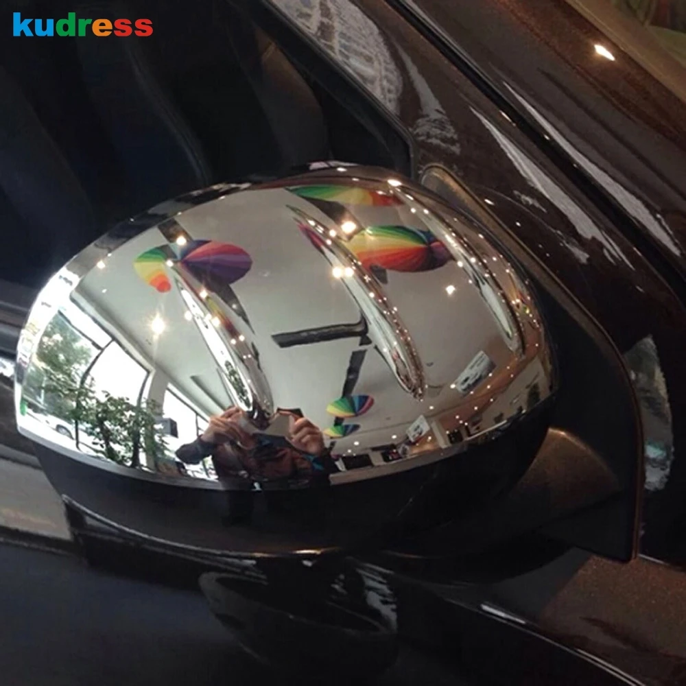

For Jeep Compass 2011 2012 2013 2014 2015 ABS Chromium Car-Styling Side Door Back Rearview Mirror Covers Auto Accessories 2pcs