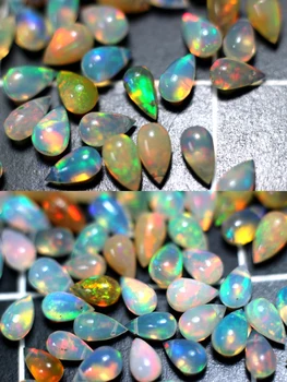 

Natual African Opal 6-12mm Gemstone Beads Pear Shape for silver 925 jewelry Necklace Earring bracelet ICNWAY