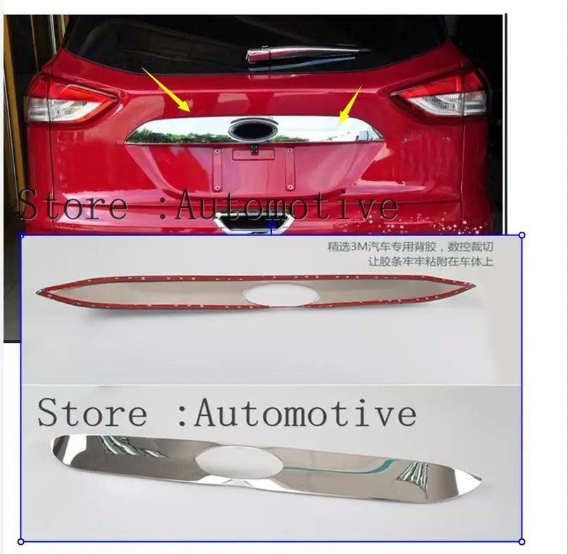 

Для Ford Kuga Escape 2013 до 2019 заднего стекла хвост стеклоочиститель накладка полоски Авто Запчасти