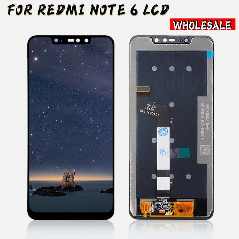 Free Shipping For Xiaomi Redmi Note 6 Pro Lcd Display With Touch Screen Digitizer Assembly | Мобильные телефоны и