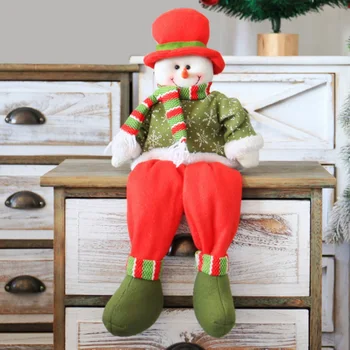 

Christmas Decorations Santa Claus/Snowman Doll Figurines Ornament Holiday Gift Home Decor Supplies New