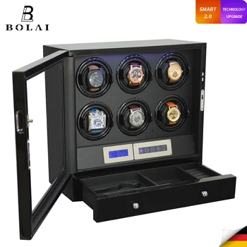 Automatic Watch Winder Watches Safe Box Drawer Store Jewelry Quiet Japanese Mabuchi Motor Watch Storage Winding Accessories Box