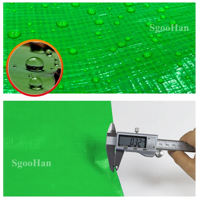 0,32 Mm -Es Pe Tarpaulin Esőálló Ruhák Kerti Árnyékoló Vitorla Kültéri Napellenző Csónak Teherautó -Lombkorona Tarp Kutya Ház Burkolat Vízálló Kendő - Image 5