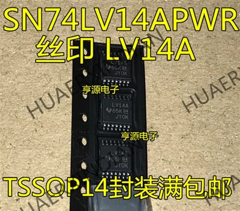 10 шт./лот Новинка SN74LV14 SN74LV14APWR TSSOP-14 LV14A в