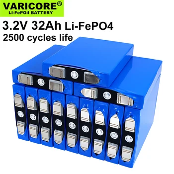 

VariCore NEW 3.2V 32Ah battery pack LiFePO4 phosphate 12V 4S 24V 32000mAh Motorcycle Car motor batteries modification Nickel
