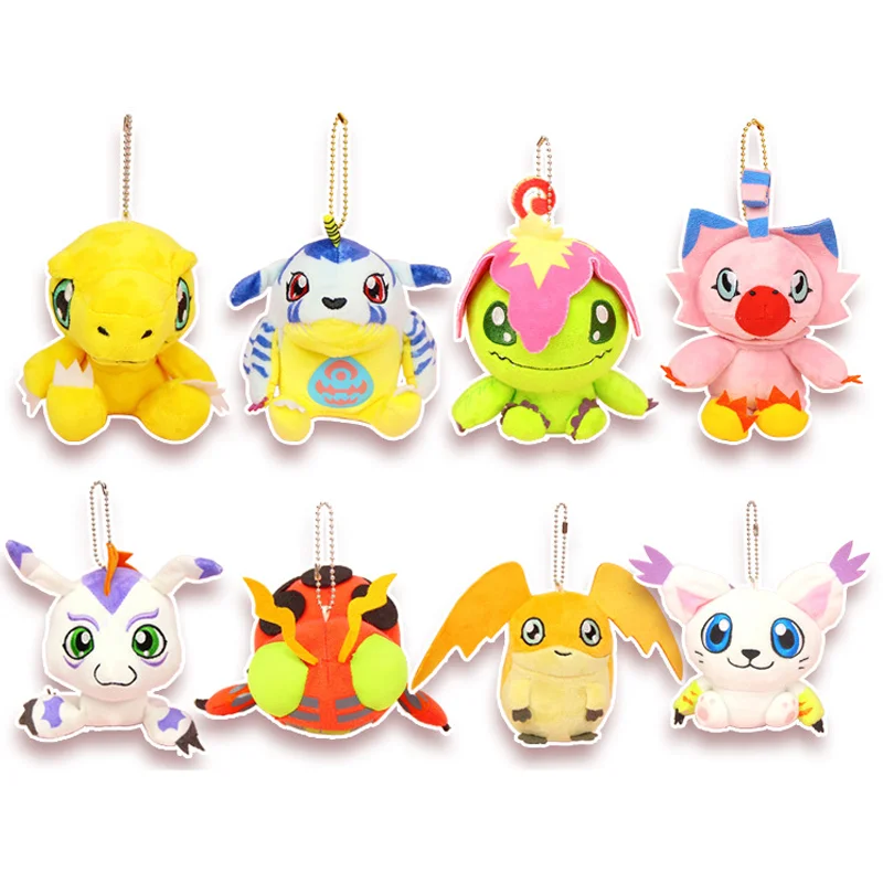 Лидер продаж 8 стилей плюшевых игрушек аниме Digimon агумон габумон Таймон тентомон