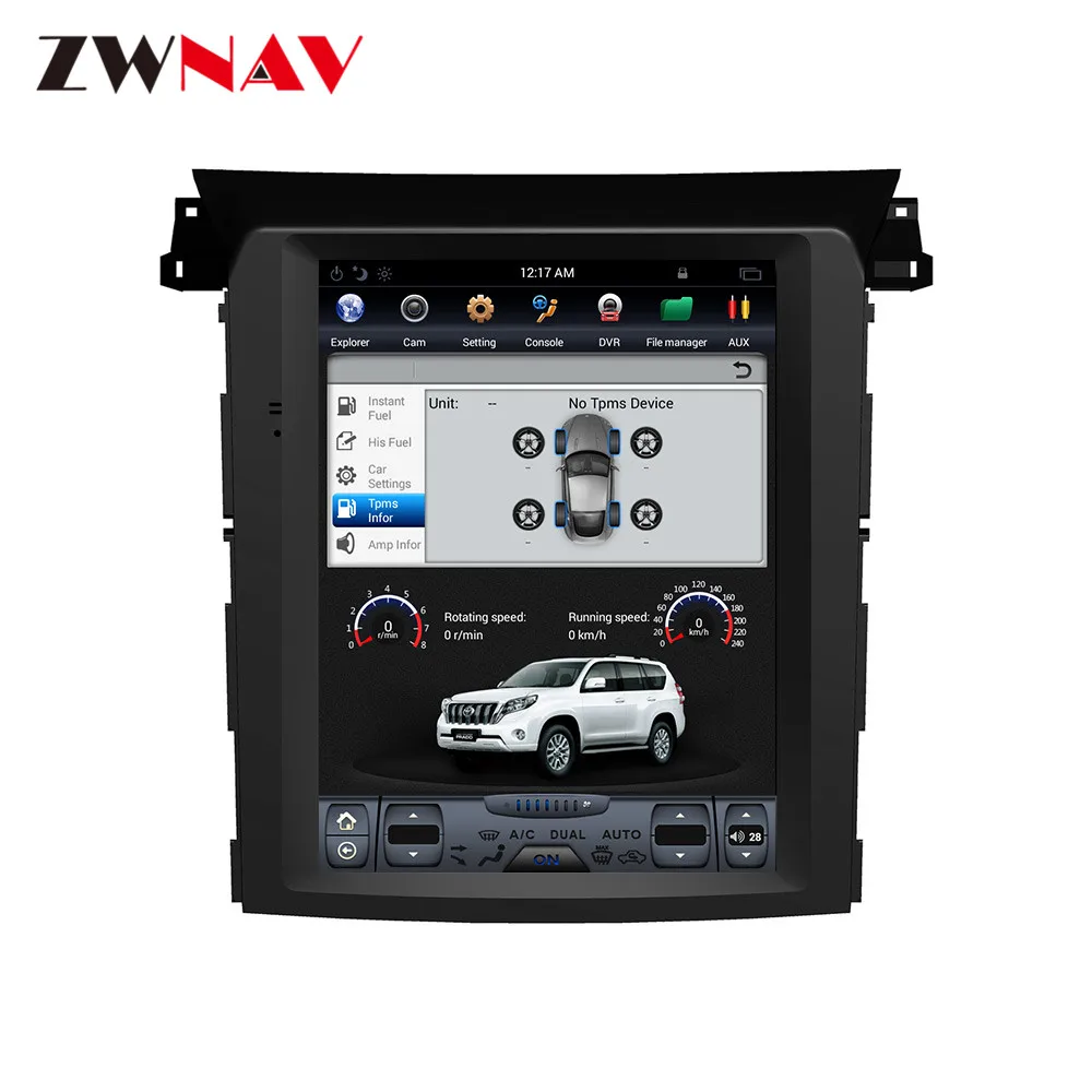 Excellent Tesla style Android 7.1 Car DVD Player GPS Navigation For Subaru Forester XV 2018 2019 multimedia recorder headunit auto stereo 3