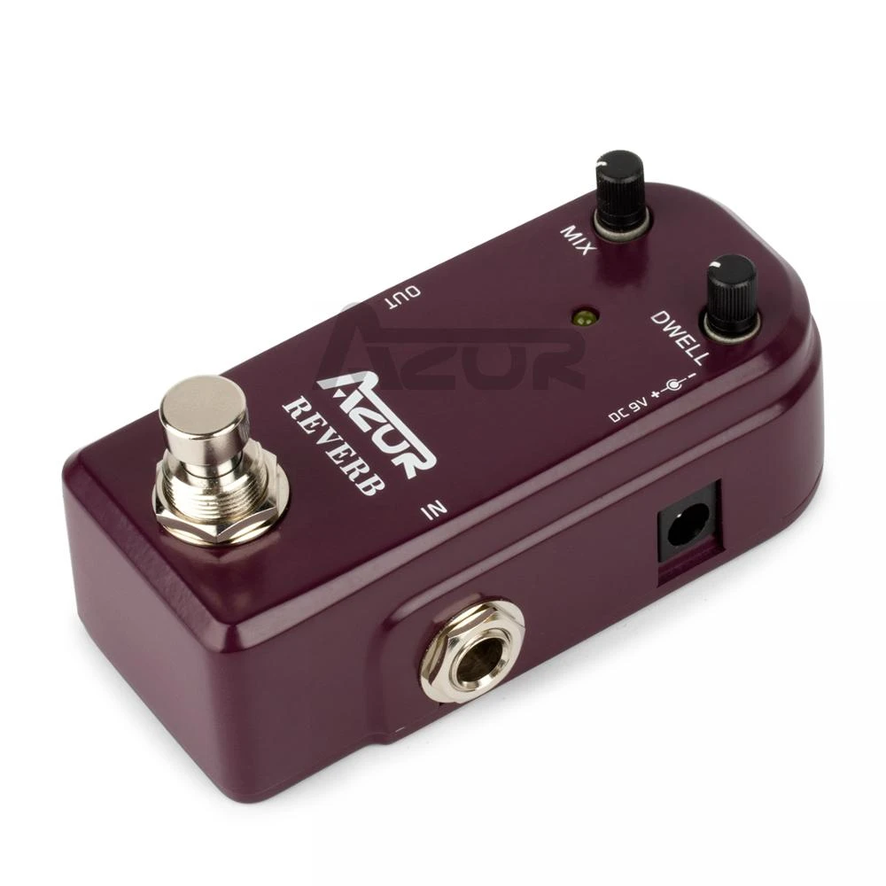 AZOR AP311 Reverb Mini Guitar Effect Pedal Reverb Mini Guitar Pedal 9V