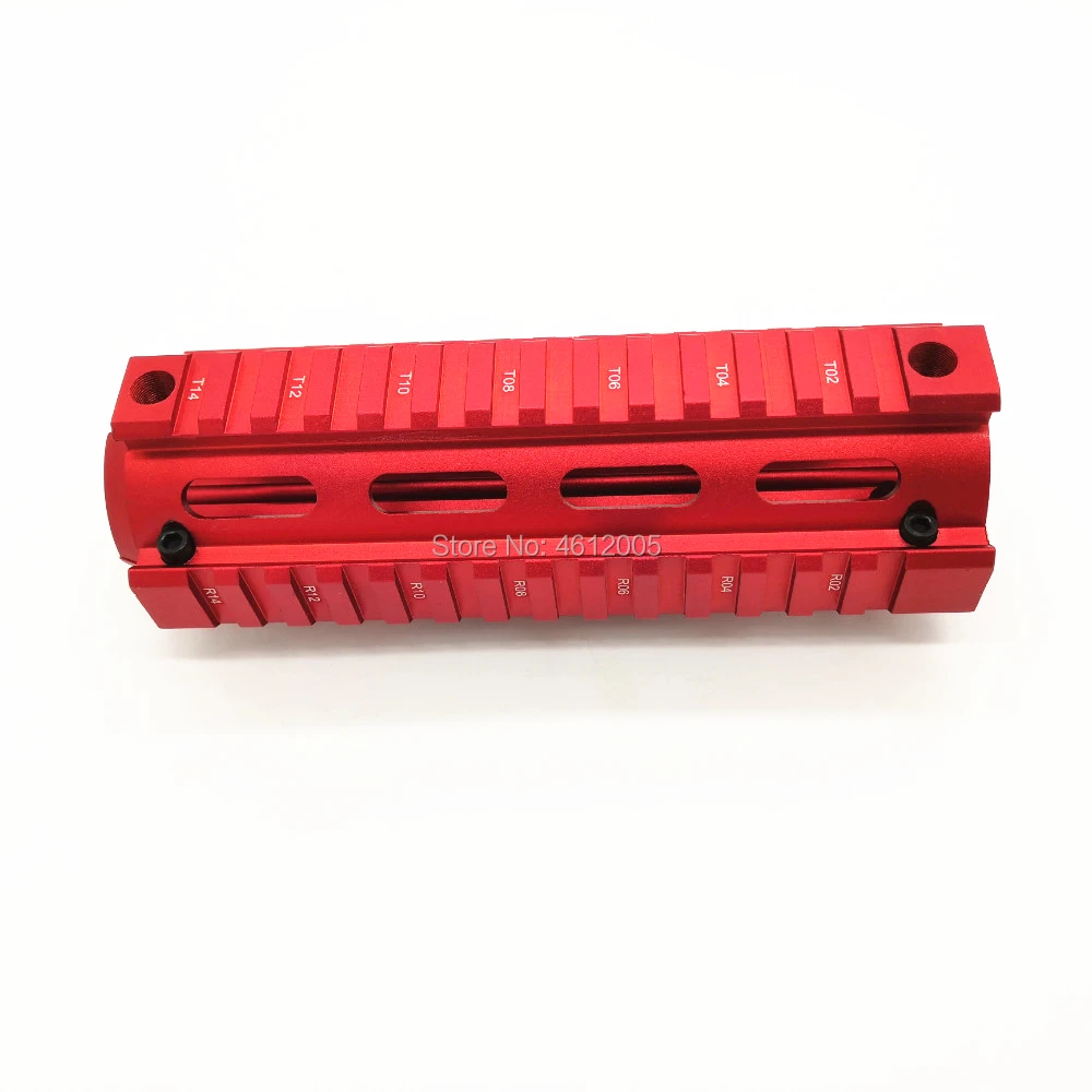 AR 15 handguard Drop-In Quad Rail Два шт AR 15 Handguard алюминиевый 6,7 дюймов для M4 M16