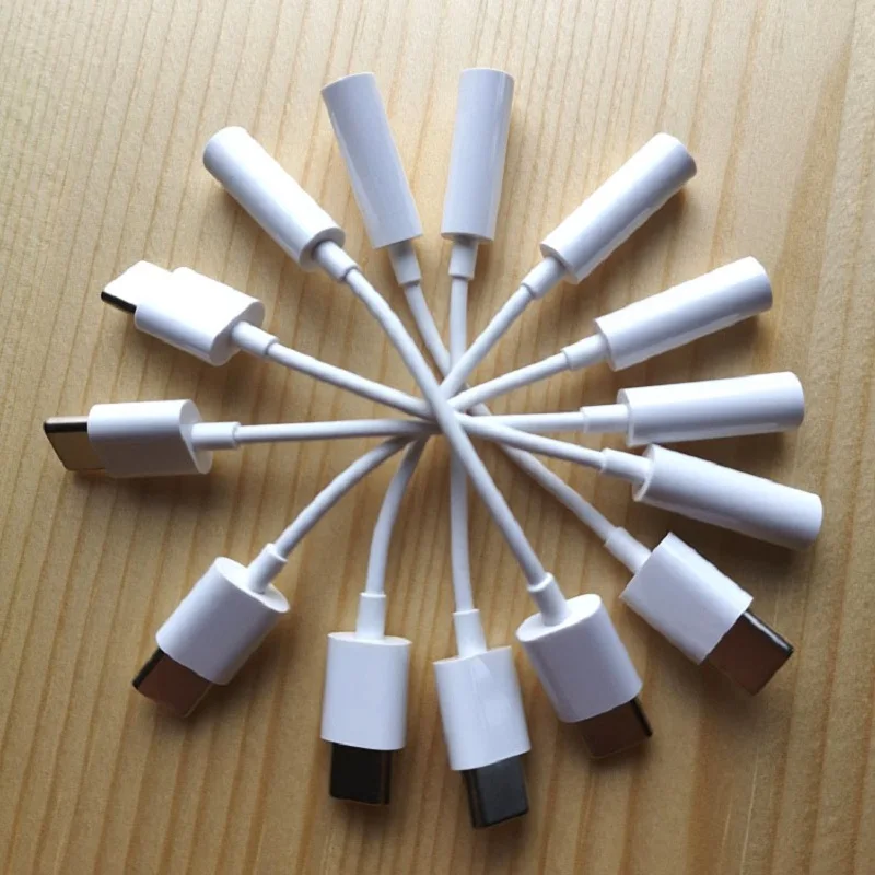 

Original USB CType-C To 3.5mm AUX Headphone Earphone Jack Adapter Cable Universal Headphones Adapter Type C for HUAWEI PHONE