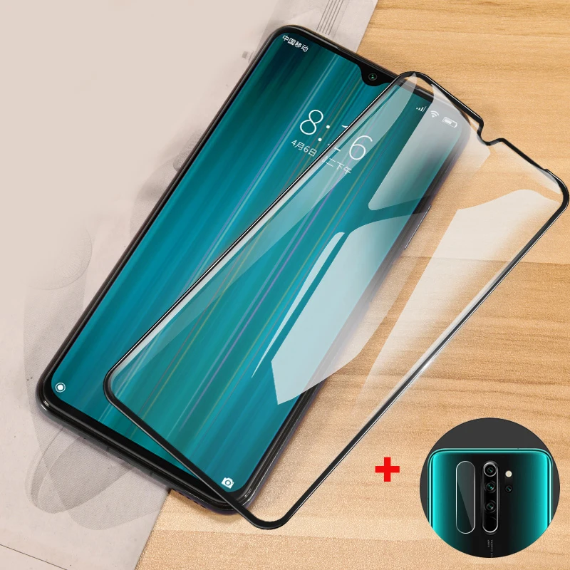Закаленное стекло для Xiaomi Redmi Note 8 Pro Защитная пленка экрана 9H 2.5D с полным клеем