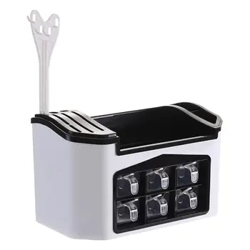 

Multifunctional Kitchen Seasoning Box Set Combination Kitchen Storage Rack Spice Jar Storage Box