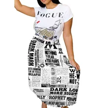 Контраст Цвет письмо с принтом, повседнедневые, свободные Для женщин юбки Горячая Летняя распродажа Высокая Повседневная Одежда Империя моды Женская юбка PN6216