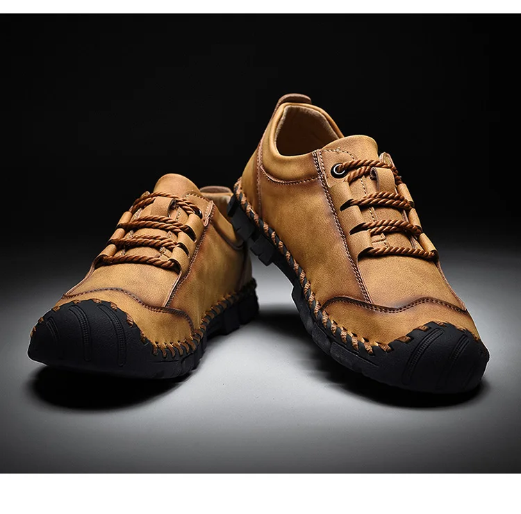Классические мужские кожаные повседневные туфли ручной работы роскошные Брендовые мужские лоферы высокого качества итальянские Мокасины мужские черные туфли на плоской подошве 38-46